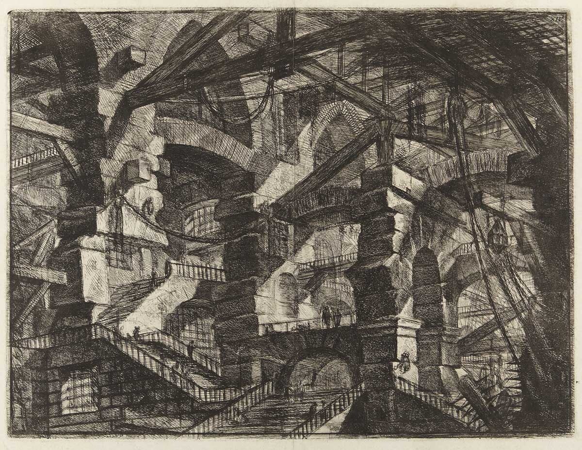 Piranesi drawing: The Gothic Arch (1761)